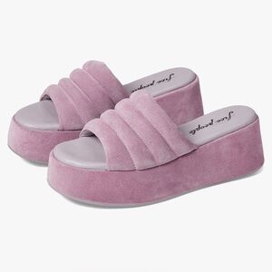 NIB Free People Almost Paradise Platform Sandals Orchid Size 40